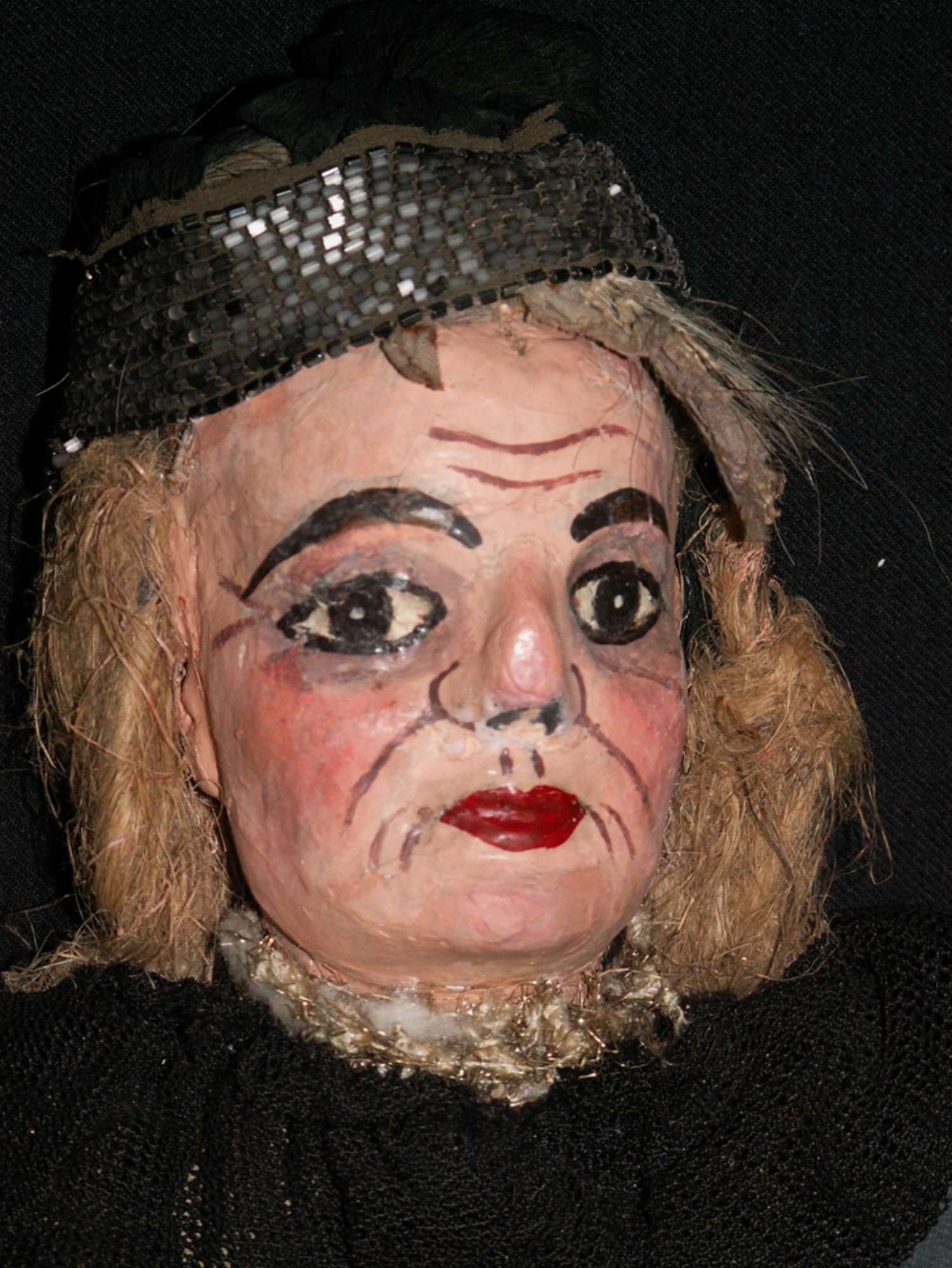 Particolare del volto dopo il restauro